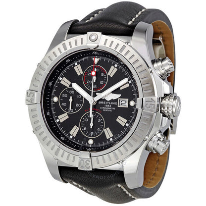 Breitling, Super Avenger Black Dial Chronograph Men's Watch A1337011-B907BKLD