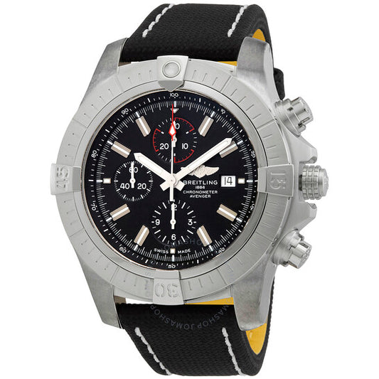 Breitling, Super Avenger Chronograph Automatic Chronometer Black Dial Men's Watch