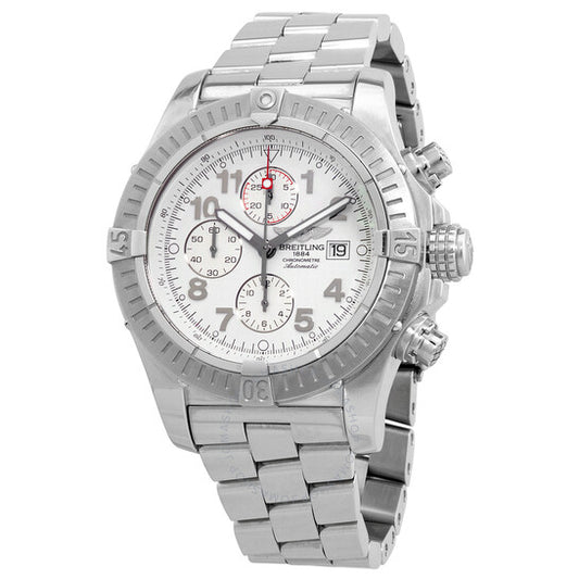 Breitling, Super Avenger Chronograph Automatic White Dial Men's Watch