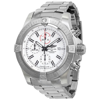 Breitling, Super Avenger Chronograph Automatic White Dial Men's Watch