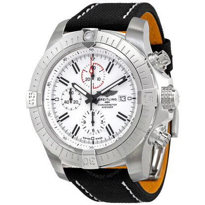 Breitling, Super Avenger Chronograph Automatic White Dial Men's Watch