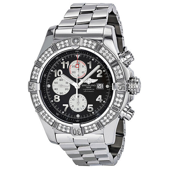 Breitling, Super Avenger Chronograph Black Dial Men's Watch