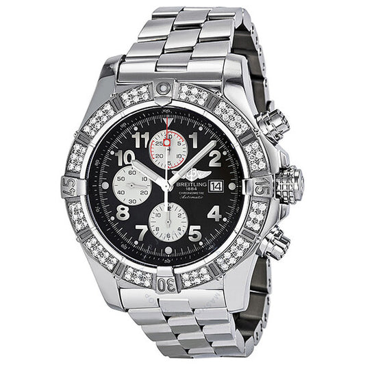 Breitling, Super Avenger Chronograph Black Dial Men's Watch
