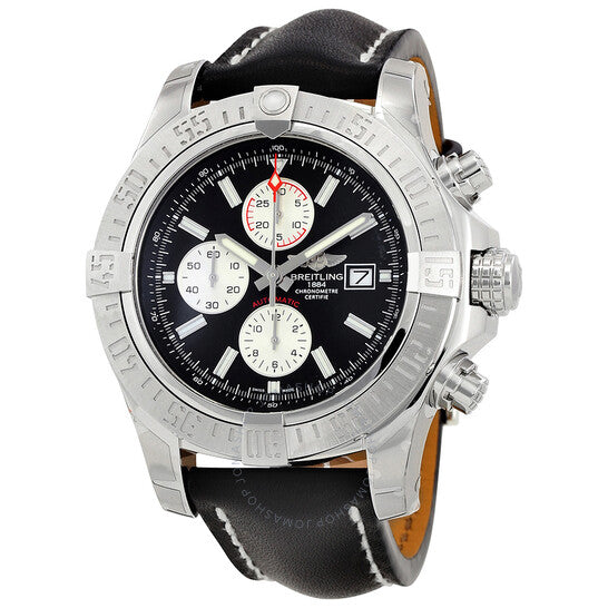 Breitling, Super Avenger II Black Dial Men's Watch A1337111/BC29BKLT