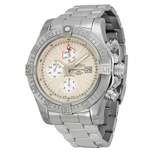 Breitling, Super Avenger II Chronograph Silver Dial Men's Watch A1337111-G779SS
