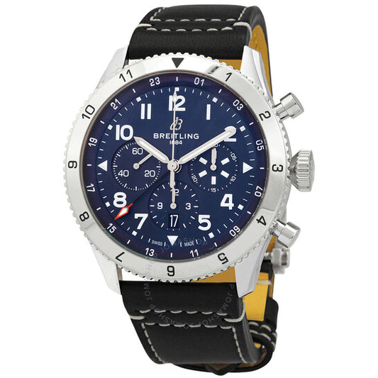 Breitling, Super AVI Chronograph Automatic Chronometer Blue Dial Men's Watch