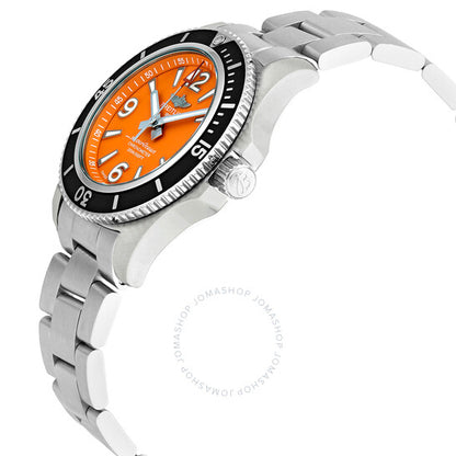 Breitling, Superocean 36 Automatic Orange Dial Ladies Watch
