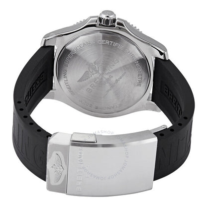 ساعة بريتلينج سوبر أوشن 42 أوتوماتيكية للرجال بمينا أسود