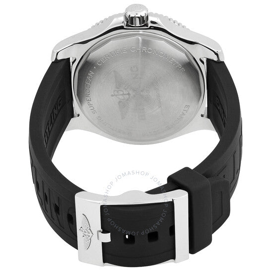 ساعة بريتلينج سوبر أوشن 44 أوتوماتيكية للرجال بمينا أسود
