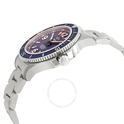 ساعة بريتلينج سوبر أوشن 44 أوتوماتيكية للرجال بمينا أزرق