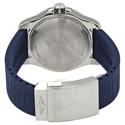 ساعة بريتلينج سوبر أوشن 44 أوتوماتيكية للرجال بمينا أزرق