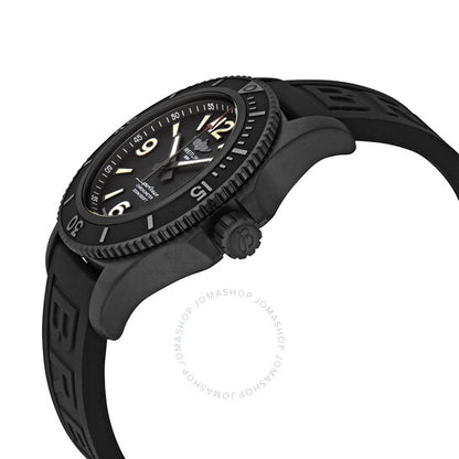 ساعة بريتلينج سوبر أوشن 46 أوتوماتيكية للرجال بمينا أسود