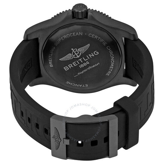 ساعة بريتلينج سوبر أوشن 46 أوتوماتيكية للرجال بمينا أسود
