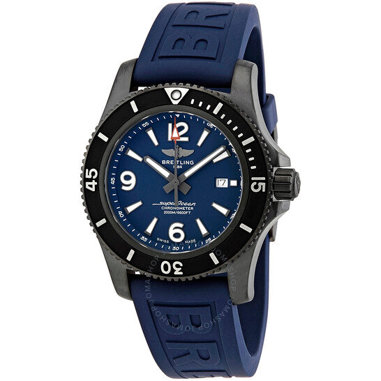 ساعة بريتلينج سوبر أوشن 46 أوتوماتيكية للرجال بمينا أزرق