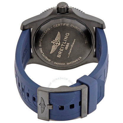 ساعة بريتلينج سوبر أوشن 46 أوتوماتيكية للرجال بمينا أزرق