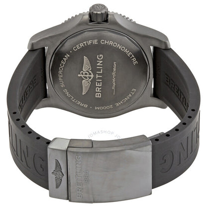 ساعة بريتلينج سوبر أوشن 46 أوتوماتيكية للرجال بمينا أصفر