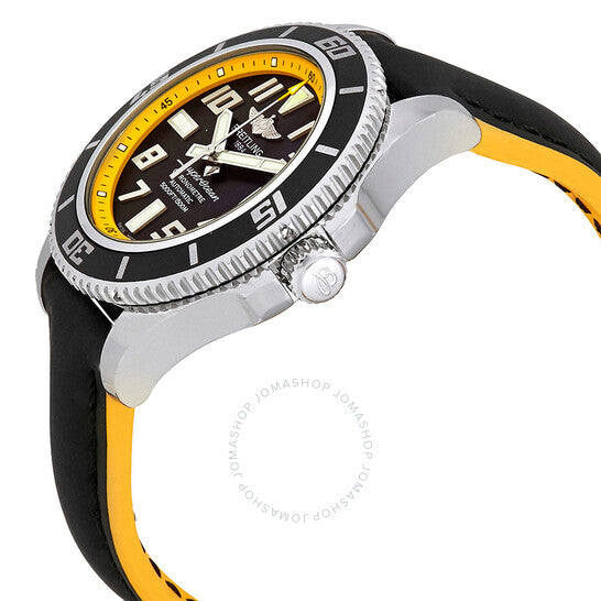 ساعة بريتلينج سوبر أوشن أوتوماتيكية للرجال بمينا أسود