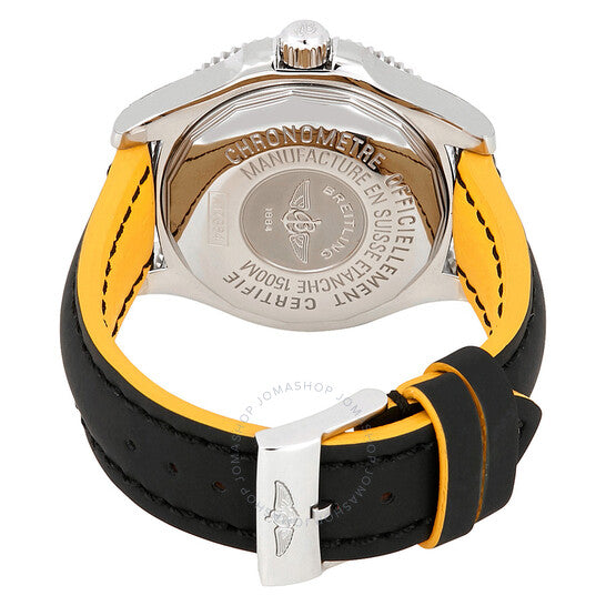 ساعة بريتلينج سوبر أوشن أوتوماتيكية للرجال بمينا أسود