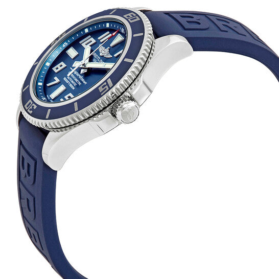 ساعة بريتلينج سوبر أوشن أوتوماتيكية للرجال بمينا أزرق