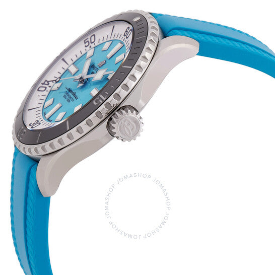 ساعة بريتلينج سوبر أوشن أوتوماتيكية للرجال بمينا أزرق