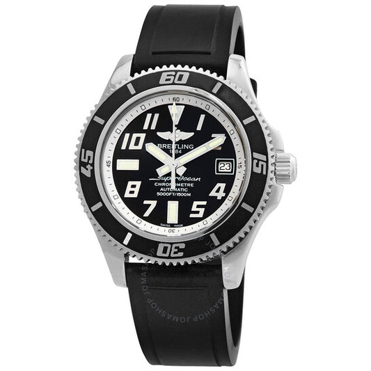 ساعة بريتلينج سوبر أوشن أوتوماتيكية كرونومتر للرجال بمينا أسود