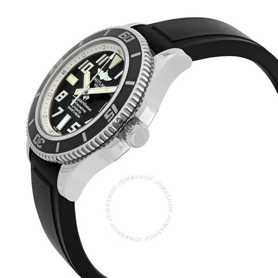 ساعة بريتلينج سوبر أوشن أوتوماتيكية كرونومتر للرجال بمينا أسود