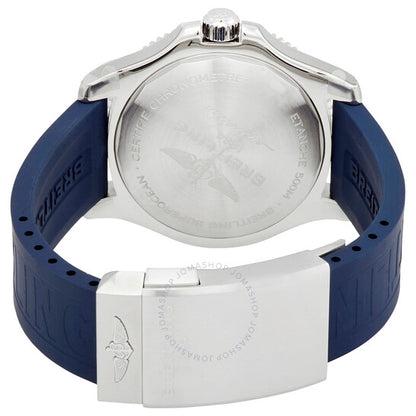 ساعة بريتلينج سوبر أوشن أوتوماتيكية كرونومتر للرجال بمينا أزرق