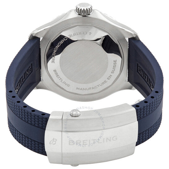ساعة بريتلينج سوبر أوشن أوتوماتيكية كرونومتر للرجال بمينا أزرق