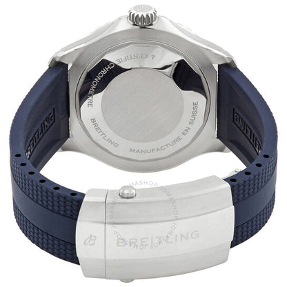 ساعة بريتلينج سوبر أوشن أوتوماتيكية كرونومتر للرجال بمينا أزرق