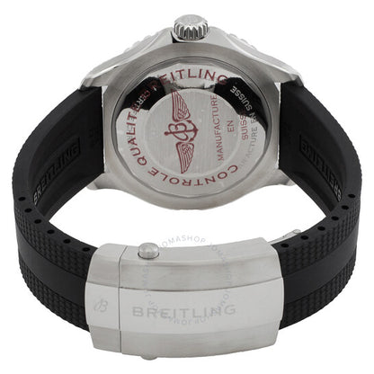 ساعة بريتلينج سوبر أوشن أوتوماتيكية كرونومتر للرجال بمينا أزرق