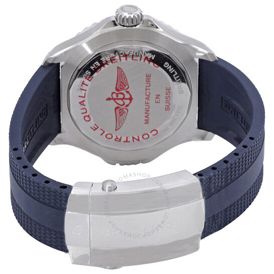 ساعة بريتلينج سوبر أوشن أوتوماتيكية كرونومتر للرجال بمينا أزرق