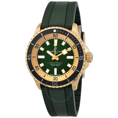 Breitling, Superocean Automatic Chronometer Green Dial Men's Watch