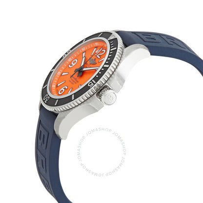 Breitling, Superocean Automatic Chronometer Orange Dial Men's Watch