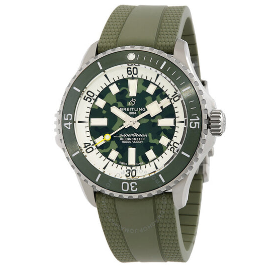 Breitling, Superocean Automatic Green Dial Men's Watch