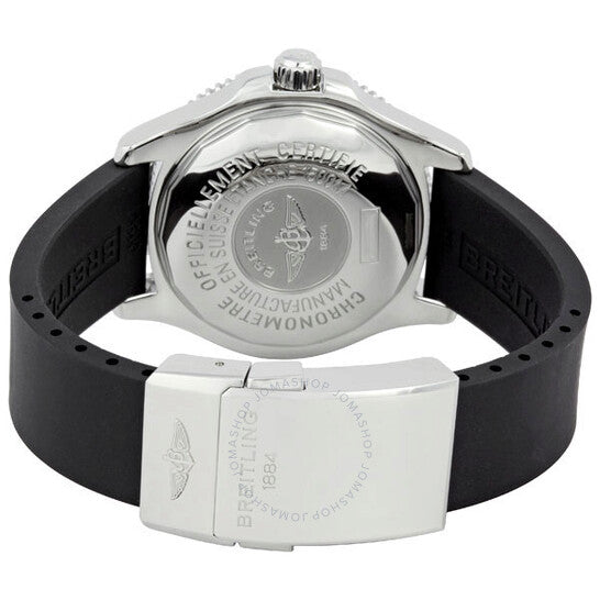 ساعة بريتلينج سوبر أوشن للرجال بمينا أسود وأصفر A1736402-BA32BKPD