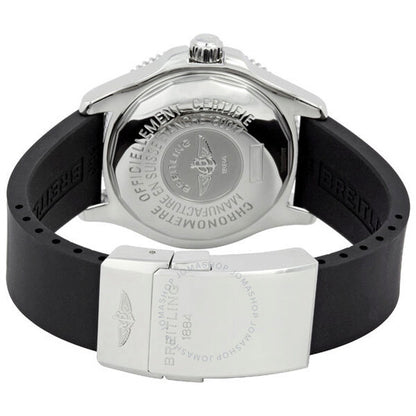 ساعة بريتلينج سوبر أوشن للرجال بمينا أسود وأصفر A1736402-BA32BKPD