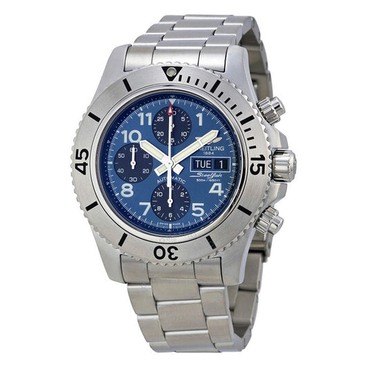 Breitling, Superocean Chronograph Blue Dial Men's Watch A13341C3-C893SS