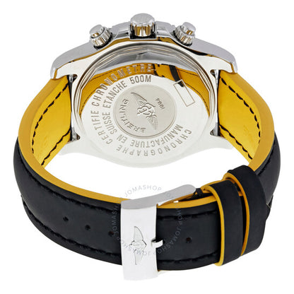 ساعة بريتلينغ سوبر أوشن كرونوغراف II للرجال بمينا أسود