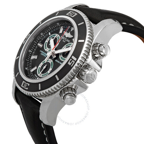Breitling, Superocean Chronograph Quartz Chronometer Black Dial Men's Watch