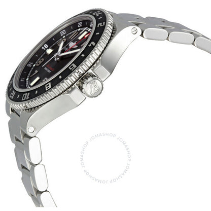 Breitling, SuperOcean GMT Black Dial Automatic Stainless Steel Men's Watch A3238011-BA38SS