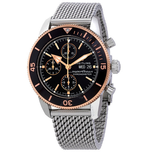 Breitling, Superocean Heritage II Chronograph Automatic Chronometer Black Dial Men's Watch
