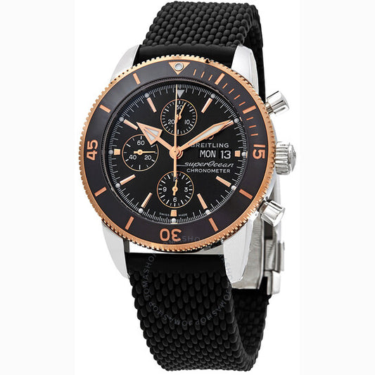 Breitling, Superocean Heritage II Chronograph Automatic Chronometer Black Dial Men's Watch