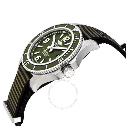 ساعة بريتلينج سوبر أوشن 2 الأوتوماتيكية للرجال بمينا أخضر