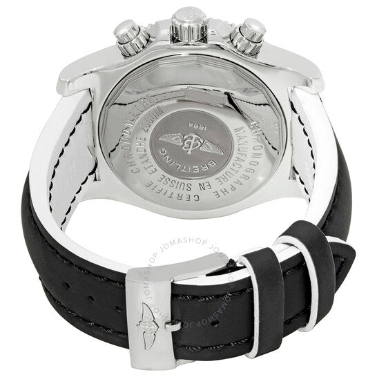 ساعة بريتلينغ سوبر أوشن إم 2000 كرونوغراف للرجال بمينا أسود