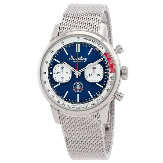 Breitling, Top Time B01 Shelby Cobra Chronograph Automatic Blue Dial Men's Watch