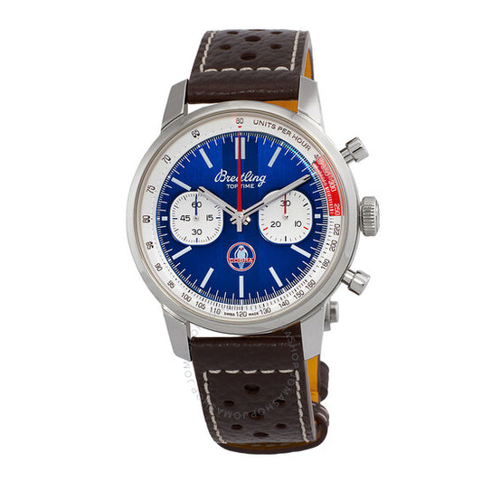 Breitling, Top Time Shelby Cobra Chronograph Automatic Chronometer Blue Dial Men's Watch