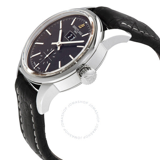 ساعة بريتلينج ترانس أوشن 38 أوتوماتيكية للرجال بمينا أسود