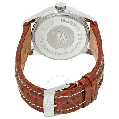 ساعة بريتلينج ترانس أوشن 38 أوتوماتيكية للرجال بمينا فضي