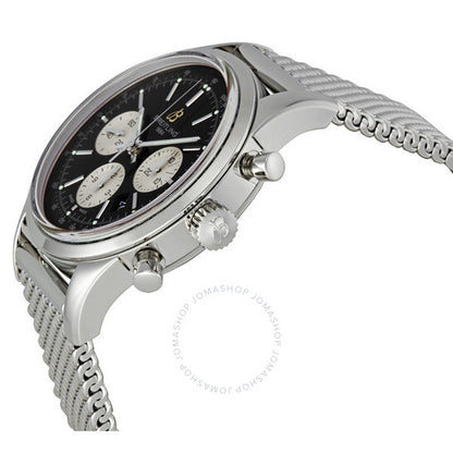 Breitling, Transocean Black Dial Chronograph Automatic Men's Watch AB015112-BA59SS