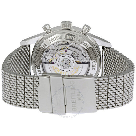 Breitling, Transocean Black Dial Chronograph Automatic Men's Watch AB015112-BA59SS